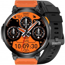 SMARTWATCH MĘSKI GRAVITY GT23-3 - LATARKA, DODATKOWY PASEK  (sg031c)SMARTWATCH MĘSKI GRAVITY GT23-3 - LATARKA, DODATKOWY PASEK  (sg031c)