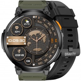 SMARTWATCH MĘSKI GRAVITY GT23-5 - LATARKA, DODATKOWY PASEK  (sg031e)SMARTWATCH MĘSKI GRAVITY GT23-5 - LATARKA, DODATKOWY PASEK  (sg031e)