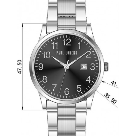 ZEGAREK MĘSKI PAUL LORENS -  PL14573B2-1C1  (zg368b) + BOX