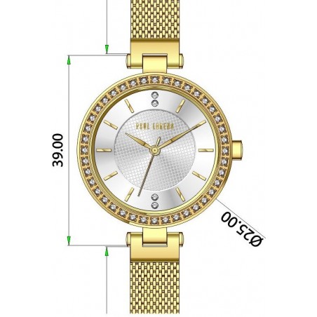 ZEGAREK DAMSKI PAUL LORENS -   PL10995B-3D1 (zg546c) + BOX