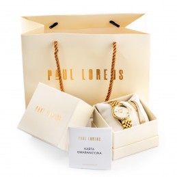 KOMPLET PREZENTOWY DAMSKI PAUL LORENS Zegarek + bransoletka (zg543d)KOMPLET PREZENTOWY DAMSKI PAUL LORENS Zegarek + bransoletka (zg543d)