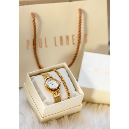 KOMPLET PREZENTOWY DAMSKI PAUL LORENS - Zegarek + bransoletka - (zg555f)KOMPLET PREZENTOWY DAMSKI PAUL LORENS - Zegarek + bransoletka - (zg555f)