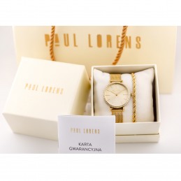 KOMPLET PREZENTOWY DAMSKI PAUL LORENS - Zegarek + bransoletka (zg553e)KOMPLET PREZENTOWY DAMSKI PAUL LORENS - Zegarek + bransoletka (zg553e)