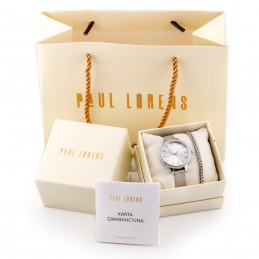 KOMPLET PREZENTOWY DAMSKI PAUL LORENS - Zegarek + bransoletka (zg545f)KOMPLET PREZENTOWY DAMSKI PAUL LORENS - Zegarek + bransoletka (zg545f)