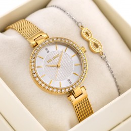 KOMPLET PREZENTOWY DAMSKI PAUL LORENS - Zegarek + bransoletka (zg546e)KOMPLET PREZENTOWY DAMSKI PAUL LORENS - Zegarek + bransoletka (zg546e)