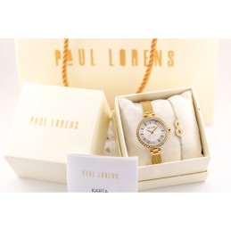 KOMPLET PREZENTOWY DAMSKI PAUL LORENS - Zegarek + bransoletka (zg546e)KOMPLET PREZENTOWY DAMSKI PAUL LORENS - Zegarek + bransoletka (zg546e)
