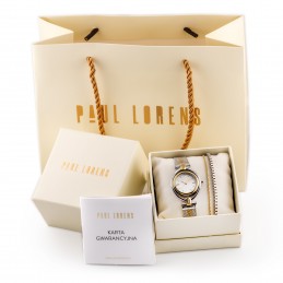 KOMPLET PREZENTOWY DAMSKI PAUL LORENS - Zegarek + bransoletka - (zg555e)KOMPLET PREZENTOWY DAMSKI PAUL LORENS - Zegarek + bransoletka - (zg555e)
