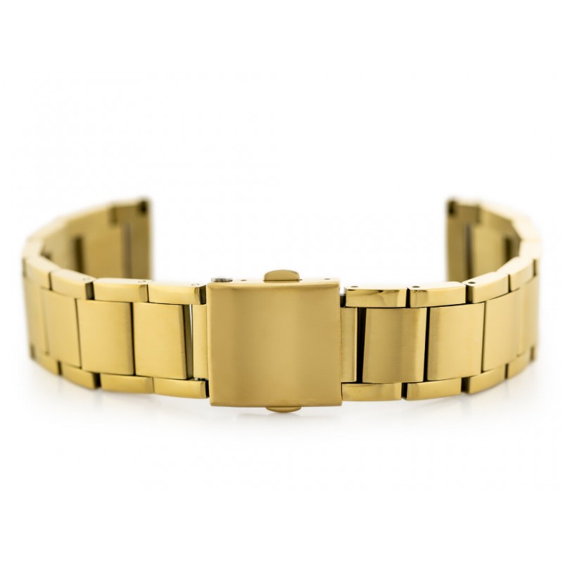 Bransoleta Pacific Model 9 solid - złota 18mm  Bransoleta Pacific Model 9 solid - złota 18mm