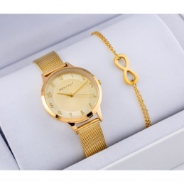 KOMPLET PREZENTOWY DAMSKI - Zegarek + bransoletka (zp532e)KOMPLET PREZENTOWY DAMSKI - Zegarek + bransoletka (zp532e)