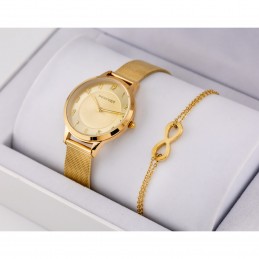 KOMPLET PREZENTOWY DAMSKI - Zegarek + bransoletka (zp532e)KOMPLET PREZENTOWY DAMSKI - Zegarek + bransoletka (zp532e)