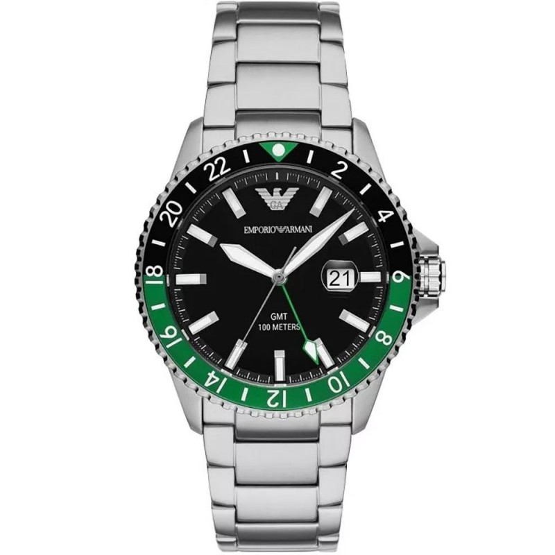 ZEGAREK MĘSKI EMPORIO ARMANI AR11598 - Diver GMT (zi112a)  ZEGAREK MĘSKI EMPORIO ARMANI AR11598 - Diver GMT (zi112a)