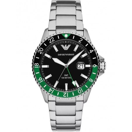ZEGAREK MĘSKI EMPORIO ARMANI AR11598 - Diver GMT (zi112a)
