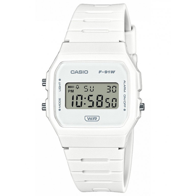 ZEGAREK MĘSKI CASIO F-91WB-7A + BOX  ZEGAREK MĘSKI CASIO F-91WB-7A + BOX