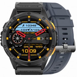 SMARTWATCH MĘSKI GRAVITY GT24-1 - LATARKA, DODATKOWY PASEK  (sg033a)SMARTWATCH MĘSKI GRAVITY GT24-1 - LATARKA, DODATKOWY PASEK  (sg033a)