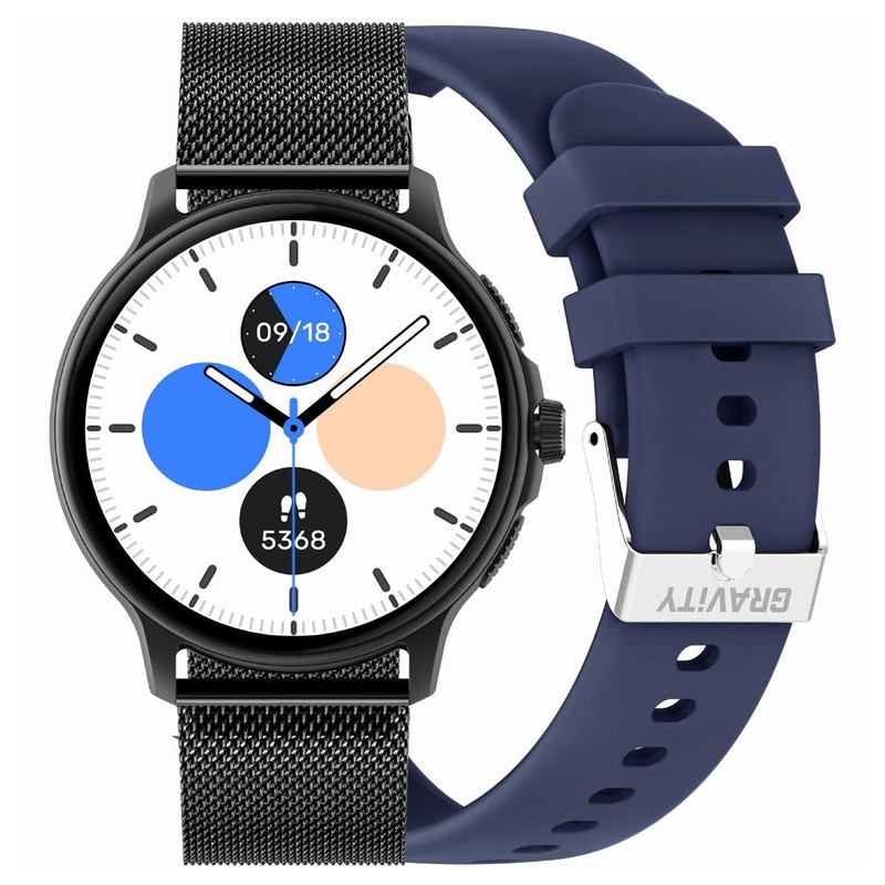 SMARTWATCH UNISEX GRAVITY GT12-2 - ROZMOWY BLUETOOTH, DODATKOWY PASEK (sg035b)  SMARTWATCH UNISEX GRAVITY GT12-2 - ROZMOWY BLUETOOTH, DODATKOWY PASEK (sg035b)