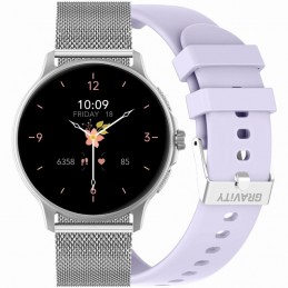 SMARTWATCH UNISEX GRAVITY GT12-6 - ROZMOWY BLUETOOTH, DODATKOWY PASEK (sg035f)SMARTWATCH UNISEX GRAVITY GT12-6 - ROZMOWY BLUETOOTH, DODATKOWY PASEK (sg035f)
