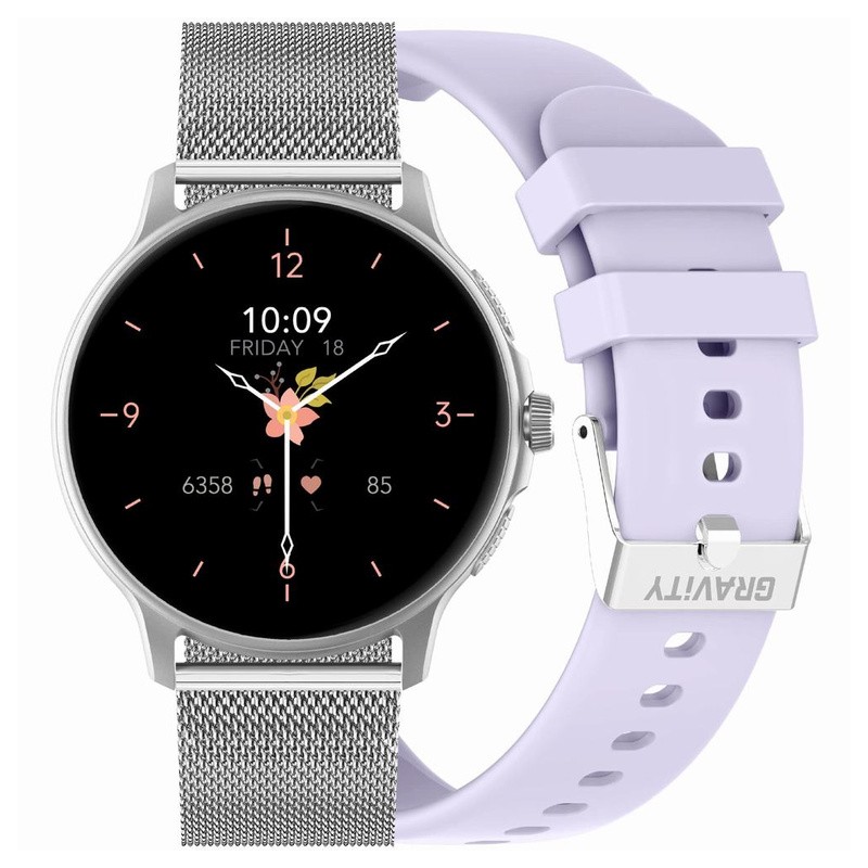 SMARTWATCH UNISEX GRAVITY GT12-6 - ROZMOWY BLUETOOTH, DODATKOWY PASEK (sg035f)  SMARTWATCH UNISEX GRAVITY GT12-6 - ROZMOWY BLUETOOTH, DODATKOWY PASEK (sg035f)