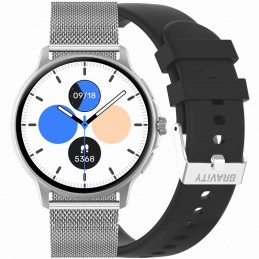 SMARTWATCH UNISEX GRAVITY GT12-7 - ROZMOWY BLUETOOTH, DODATKOWY PASEK (sg035g)SMARTWATCH UNISEX GRAVITY GT12-7 - ROZMOWY BLUETOOTH, DODATKOWY PASEK (sg035g)