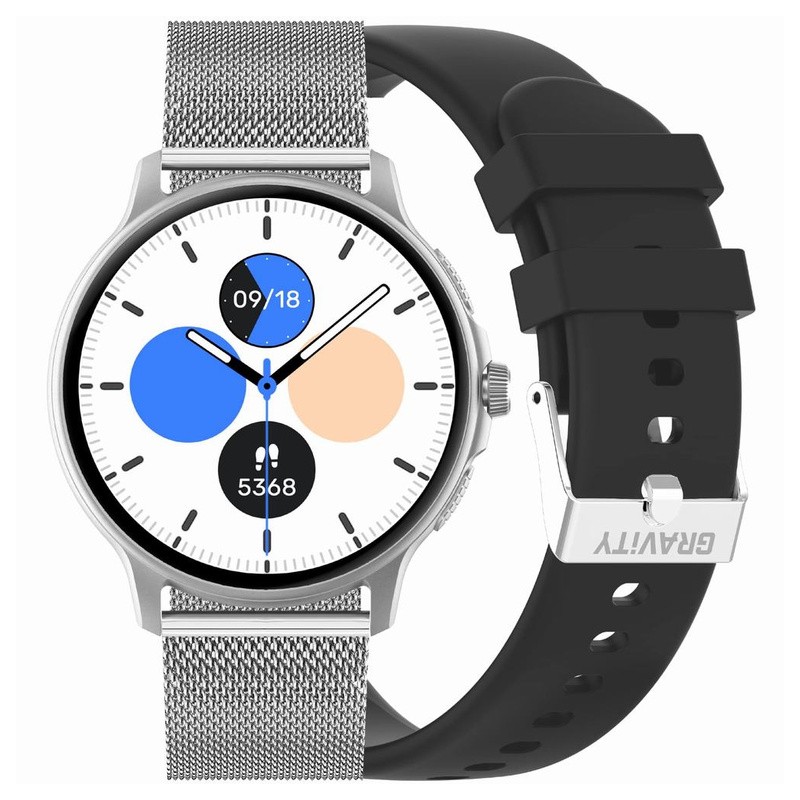 SMARTWATCH UNISEX GRAVITY GT12-7 - ROZMOWY BLUETOOTH, DODATKOWY PASEK (sg035g)  SMARTWATCH UNISEX GRAVITY GT12-7 - ROZMOWY BLUETOOTH, DODATKOWY PASEK (sg035g)