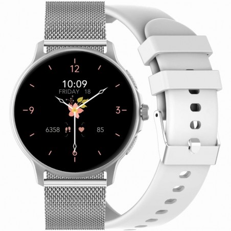 SMARTWATCH UNISEX GRAVITY GT12-8 - ROZMOWY BLUETOOTH, DODATKOWY PASEK (sg035h)