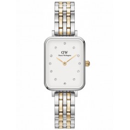 ZEGAREK DAMSKI DANIEL WELLINGTON Quadro Lumine 5-link two-tone 20mm DW00100625 + BOX (zw519f)ZEGAREK DAMSKI DANIEL WELLINGTON Quadro Lumine 5-link two-tone 20mm DW00100625 + BOX (zw519f)