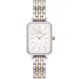 ZEGAREK DAMSKI DANIEL WELLINGTON Quadro Lumine Bezel 5-Link Two-Tone DW00100671 + BOX (zw519g)ZEGAREK DAMSKI DANIEL WELLINGTON Quadro Lumine Bezel 5-Link Two-Tone DW00100671 + BOX (zw519g)