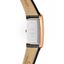 ZEGAREK DAMSKI DANIEL WELLINGTON Bound Black Crocodile Rose Gold 20mm DW00100693 + BOXZEGAREK DAMSKI DANIEL WELLINGTON Bound Black Crocodile Rose Gold 20mm DW00100693 + BOX