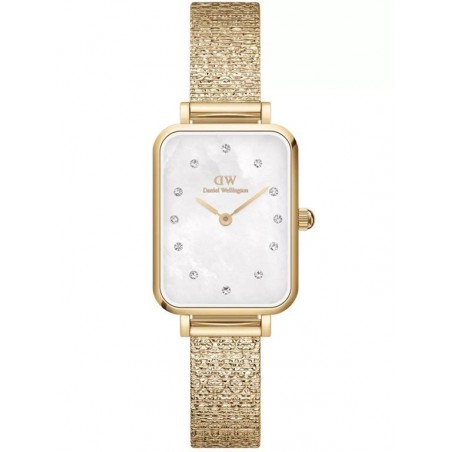 ZEGAREK DAMSKI DANIEL WELLINGTON Quadro Lumine Pressed Piano 20mm DW00100582 + BOX (zw519a)