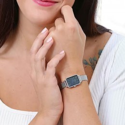 ZEGAREK DAMSKI DANIEL WELLINGTON Quadro Silver Mesh DW00100667 + BOX (zw519k)ZEGAREK DAMSKI DANIEL WELLINGTON Quadro Silver Mesh DW00100667 + BOX (zw519k)