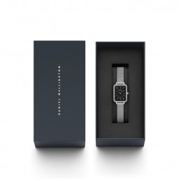 ZEGAREK DAMSKI DANIEL WELLINGTON Quadro Silver Mesh DW00100667 + BOX (zw519k)ZEGAREK DAMSKI DANIEL WELLINGTON Quadro Silver Mesh DW00100667 + BOX (zw519k)