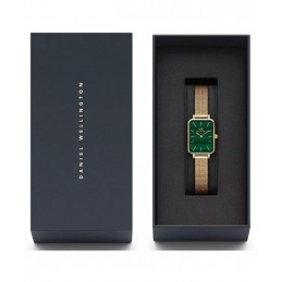 ZEGAREK DAMSKI DANIEL WELLINGTON Quadro Pressed Evergold Emerald 20mm DW00100561+ BOX (zw505m)ZEGAREK DAMSKI DANIEL WELLINGTON Quadro Pressed Evergold Emerald 20mm DW00100561+ BOX (zw505m)