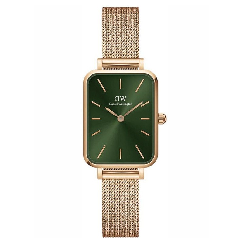 ZEGAREK DAMSKI DANIEL WELLINGTON Quadro Pressed Melrose Emerald 20mm DW00100445+ BOX (zw505n)  ZEGAREK DAMSKI DANIEL WELLINGTON Quadro Pressed Melrose Emerald 20mm DW00100445+ BOX (zw505n)