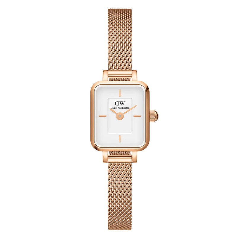 ZEGAREK DAMSKI DANIEL WELLINGTON Quadro Mini Melrose 15mm DW00100727 + BOX (zw524c)  ZEGAREK DAMSKI DANIEL WELLINGTON Quadro Mini Melrose 15mm DW00100727 + BOX (zw524c)
