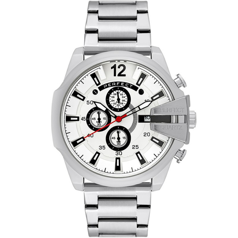 ZEGAREK MĘSKI PERFECT M513CH-01 - CHRONOGRAF (zp387b) + BOX  ZEGAREK MĘSKI PERFECT M513CH-01 - CHRONOGRAF (zp387b) + BOX