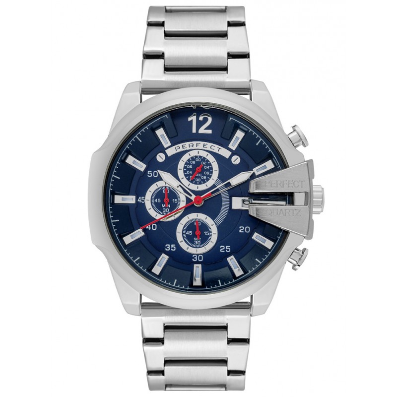 ZEGAREK MĘSKI PERFECT M513CH-04 - CHRONOGRAF (zp387d) + BOX  ZEGAREK MĘSKI PERFECT M513CH-04 - CHRONOGRAF (zp387d) + BOX