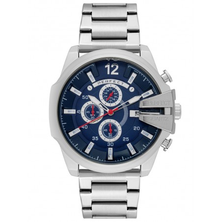 ZEGAREK MĘSKI PERFECT M513CH-04 - CHRONOGRAF (zp387d) + BOX