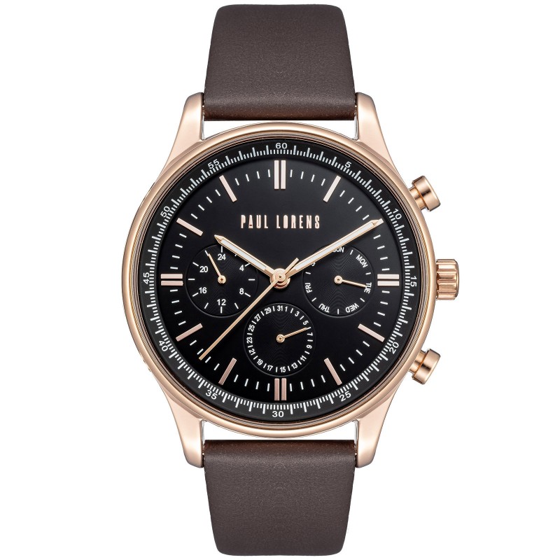 ZEGAREK MĘSKI PAUL LORENS - PL10602A2-1B1 (zg362g) + BOX  ZEGAREK MĘSKI PAUL LORENS - PL10602A2-1B1 (zg362g) + BOX