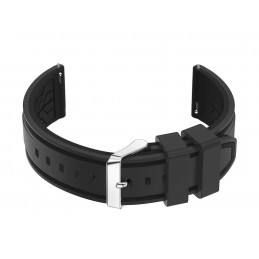 U14 rubber watch strap - gray/black - 22mmU14 rubber watch strap - gray/black - 22mm