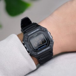 ZEGAREK MĘSKI CASIO W-218H-1B + BOXZEGAREK MĘSKI CASIO W-218H-1B + BOX