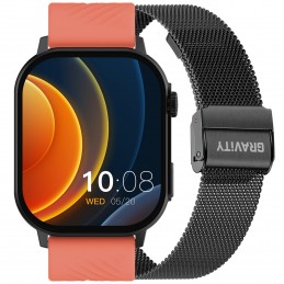 SMARTWATCH UNISEX GRAVITY GT15-3 - ROZMOWY BLUETOOTH, DODATKOWY PASEK (sg029c)SMARTWATCH UNISEX GRAVITY GT15-3 - ROZMOWY BLUETOOTH, DODATKOWY PASEK (sg029c)