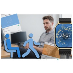 SMARTWATCH UNISEX GRAVITY GT15-6 - ROZMOWY BLUETOOTH, DODATKOWY PASEK (sg029f)SMARTWATCH UNISEX GRAVITY GT15-6 - ROZMOWY BLUETOOTH, DODATKOWY PASEK (sg029f)