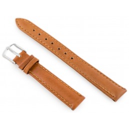 W83 leather watch strap - brown - 12mmPasek skórzany do zegarka W83 - brązowy - 12mm