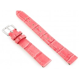 W41 leather watch strap - pink - 14mmPasek skórzany do zegarka W41 - różowy - 14mm