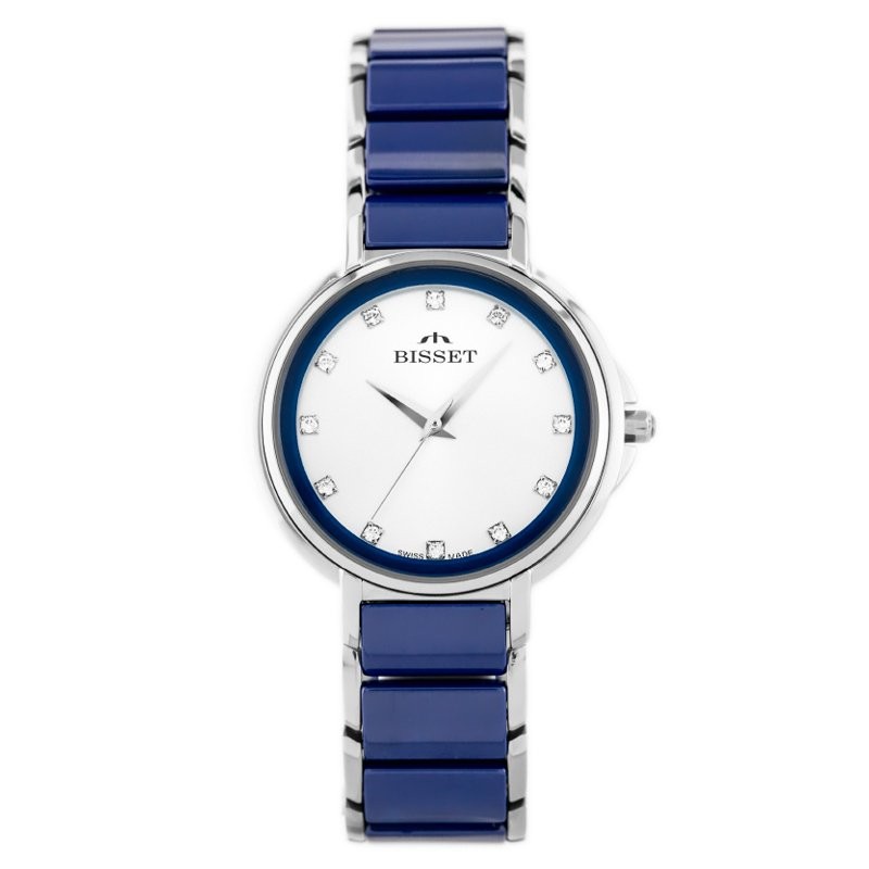 WOMEN'S WATCH BISSET BSBX01 (zb552e) - CERAMIC  ZEGAREK DAMSKI BISSET BSBX01 (zb552e) - CERAMICZNY
