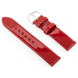 BISSET BS-117 leather watch strap - 18mm - lacqueredPasek skórzany do zegarka BISSET BS-117 - 18mm - lakierowany