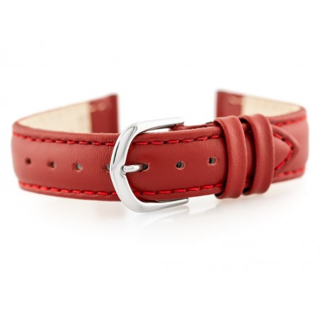 BISSET BS-124 leather watch strap - 16mm