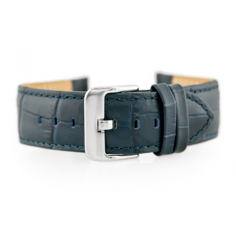 BISSET BS-152 leather watch strap - 20mm  Pasek skórzany do zegarka BISSET BS-152 - 20mm