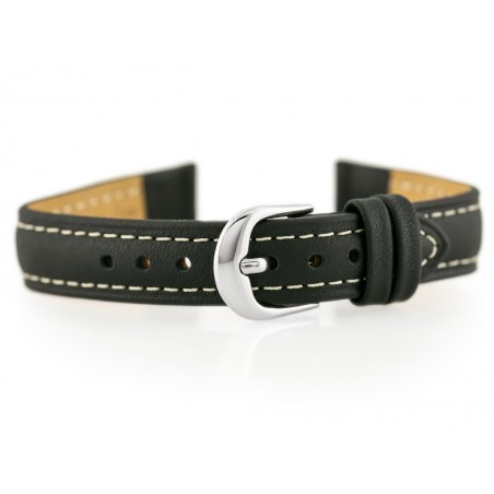 BISSET BS-158 leather watch strap - 14mm