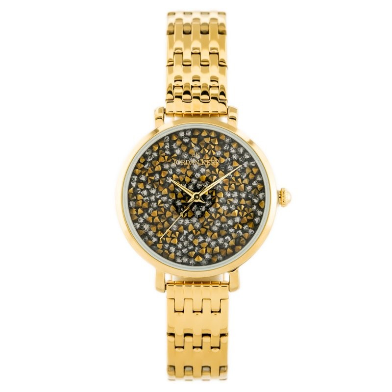 JORDAN KERR WOMEN'S WATCH - SS357 (zj926f) gold/graphite  ZEGAREK DAMSKI JORDAN KERR - SS357 (zj926f) gold/graphite