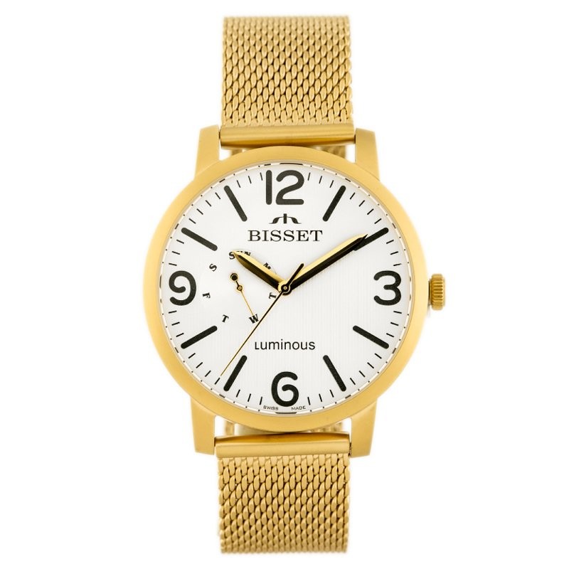 MEN'S WATCH BISSET BSDE72 (zb072b)  ZEGAREK MĘSKI BISSET BSDE72 (zb072b)